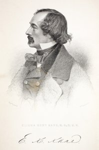 Elisha Kent Kane, kuva Toisesta Grinnell-retkestä Sir John Franklinia etsimässä..., 1856 tekijältä American School