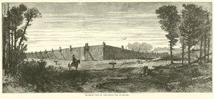 Millenin vankilan kynän ulkokuva marraskuussa 1864 tekijältä American School