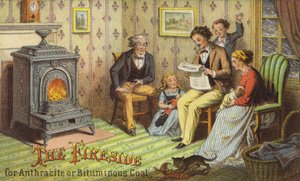 Perheen kokoontuminen Fireside-alueella tekijältä American School
