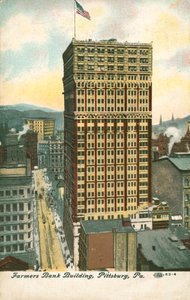 Farmers Bank Building, Pittsburgh, Pennsylvania, USA (värilitho) tekijältä American School