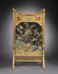Fire Screen, Herter Brothers, n. 1878-1880 tekijältä American School