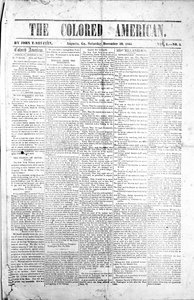 The Colored American etusivu, 30. joulukuuta 1865 (tulostus) tekijältä American School