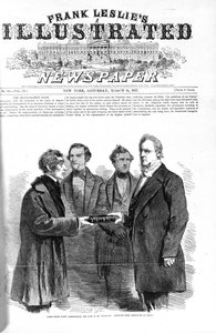 Frank Leslies Illustrated Newspaperin etusivu 14. maaliskuuta 1857