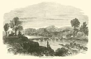 General Banks ylittämässä Cane Riverin huhtikuussa 1864 tekijältä American School