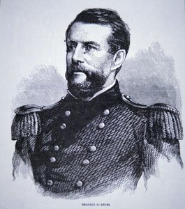 Kenraali Erasmus Keyes (1810-95) (kaiverrus) tekijältä American School