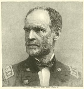 Kenraali William Tecumseh Sherman, eläkkeellä 1.11.1883, toukokuuta 1864 tekijältä American School