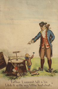 George Washington tunnustaa isälleen tekijältä American School