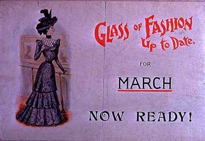 "Glass of Fashion, ajantasainen", maaliskuu (väri litho) tekijältä American School