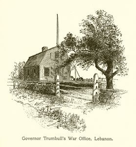Kuvernööri Trumbulls War Office, Libanon, Connecticut tekijältä American School