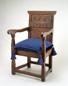 Great Chair, Essex County, Massachusetts, 1640-85 (valkotammi) tekijältä American School