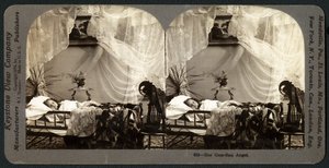 Hänen suojelusenkelinsä, n. 1899 (stereografi) tekijältä American School