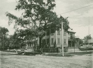 Abraham Lincolnin koti vuonna 1861 (syväpaino) tekijältä American School