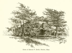 Samuel F. Smithin koti, Newton, Mass tekijältä American School