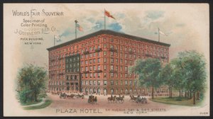 Hotel Trade Card (värillinen kaiverrus) tekijältä American School