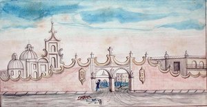 Huamantla, Meksiko (vesiväri paperille) tekijältä American School