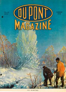 Ice Blasting, DuPont-lehden etukansi, helmikuu 1919 tekijältä American School