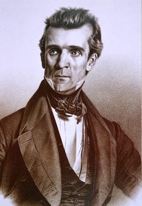 James Knox Polk (1795-1849) (litho) tekijältä American School