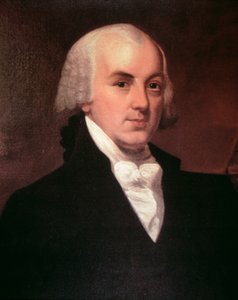 James Madison (1751-1836) (väri litho) tekijältä American School