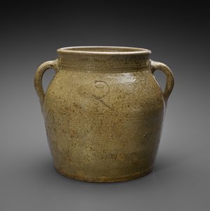 Jar, c. 1865-1900 (emäksinen ja liukulasitettu kivitavara) tekijältä American School