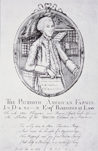 John Dickinson, "The Patriotic American Farmer" (litho) tekijältä American School