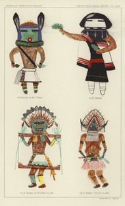 Kwacus Alek Taka, Alo Mana, Vanha naamio (Katcina-klaani), Vanha naamio (Tcua-klaani) (väriliitos). tekijältä American School