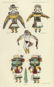Kwahu, Palakwayo, Keca, Pawik (värilitografia). tekijältä American School