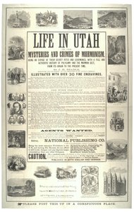 Elämä Utahissa tai mormonismin mysteerit ja rikokset; on paljastava heidän salaiset riitinsä ja seremoniansa, n. 1870