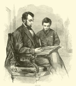 Lincoln kotona, huhtikuussa 1865 tekijältä American School
