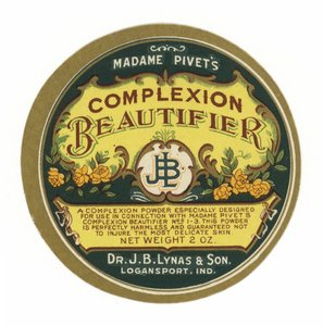 Madame Pivets Complexion Beautifier, etiketti tekijältä American School