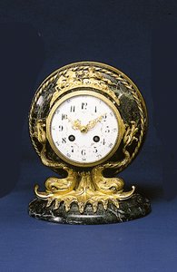 Mantel-kello, jota myy Black, Starr & Frost, n. 1875-1900 tekijältä American School