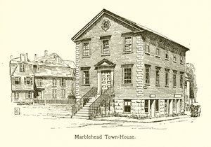 Marbleheadin kaupungintalo (kaiverrus) tekijältä American School