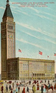 Metropolitan Life Building, New York, n. 1909–1913 tekijältä American School
