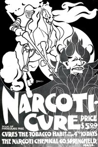 Narcotui-Cure, suunnitteli William H. Bradley, 1895 tekijältä American School