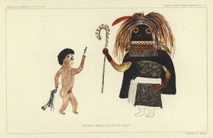 Natacka Quqti tai Soyok Wuqti (värilitografia). tekijältä American School