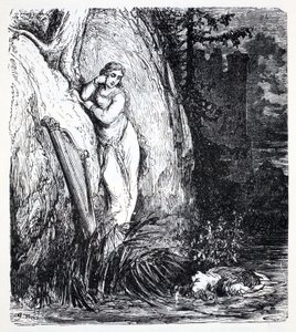 Nixes, Thomas Keightleyn (1789-1872) Maailman oppaasta tonttuihin, keijuihin, haltioihin ja muihin pieniin ihmisiin Julkaistu 1880, (BW-kaiverrus) tekijältä American School
