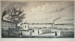 Ohio Penitentiary, Columbus, Ohio, n. 1847 (kaiverrus) tekijältä American School