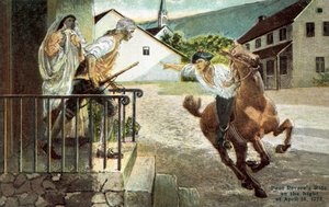 Paul Reveren ratsastus yöllä 18. huhtikuuta 1773 tekijältä American School