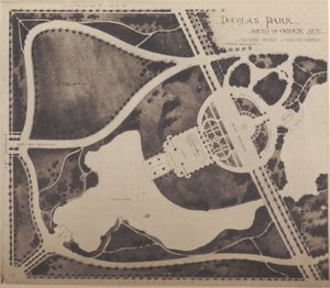 Douglas Parkin talvipuutarhan suunnitelma tekijältä American School