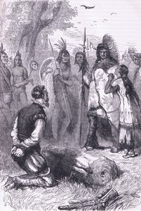 Pocahontas pelastaa kapteeni Smithin hengen, esimerkki Cassell