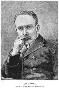 Jose Martin (1853-95) muotokuva Murat Halsteadin Kuuban tarinasta, julkaistu 1898 tekijältä American School