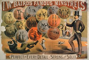 I. W. Bairds Famous Minstrels -juliste