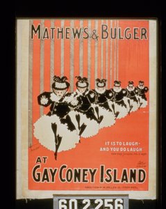 Juliste Mathews & Bulgerille Gay Coney Islandilla