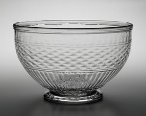 Punch Bowl, c. 1820-1840 (lyijylasi) tekijältä American School