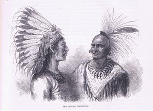Punaiset intiaanisotilaat, kuvitus Cassell