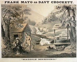 Saddle Mending, Davy Crockettin juliste, pääosissa Frank Mayo