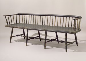 Settee, 1807-14 (maalattu vaahtera) tekijältä American School