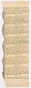 Arpajaiset, Massachusetts Lottery, 1781 tekijältä American School
