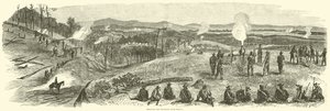 Rautatien pommitukset lähellä Resacaa, toukokuu 1864 tekijältä American School