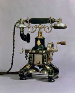 Puhelin, National Telephone Service, USA, 1890 tekijältä American School