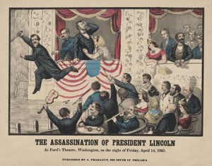 Presidentti Lincolnin salamurha Fordin teatterissa Washingtonissa perjantai-iltana 14. huhtikuuta tekijältä American School